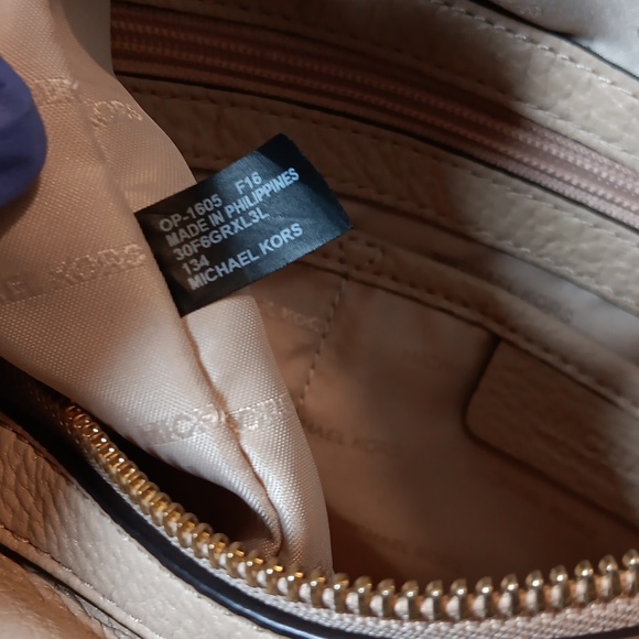 Michael Kors Beige/ Taupe Bag - Picture 6 of 11